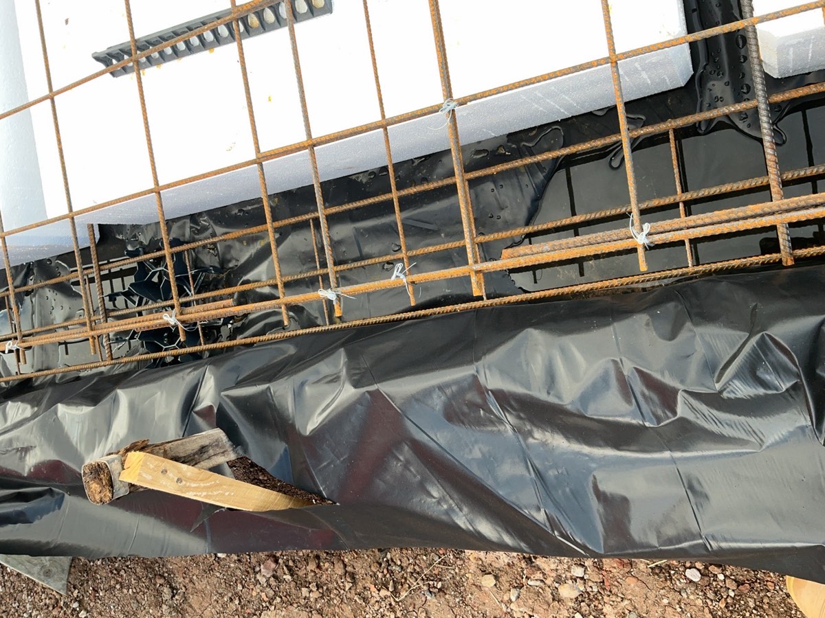 Stepped perimeter beam footing, recorded during a slab pre-pour inspection in Austral